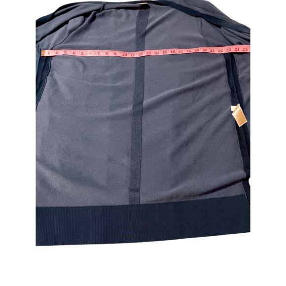 NEW CHICO'S 3 Long Cardigan Sweater Topper Duster XL SOFT Blue Office Career - Picture 6 of 14